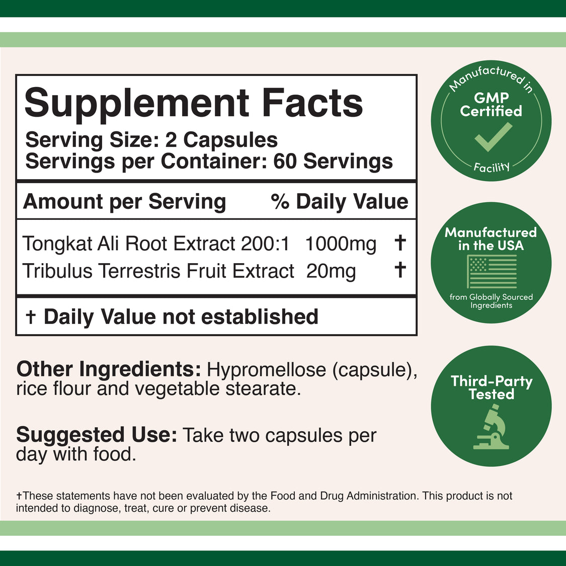 Tongkat Ali Extract Supplement