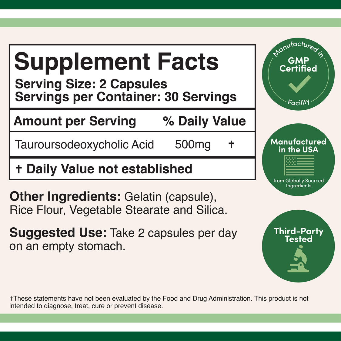 TUDCA Supplement